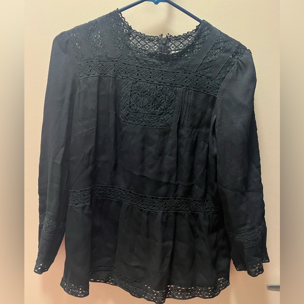 Black Point Sur Black ¾ Sleeve Top